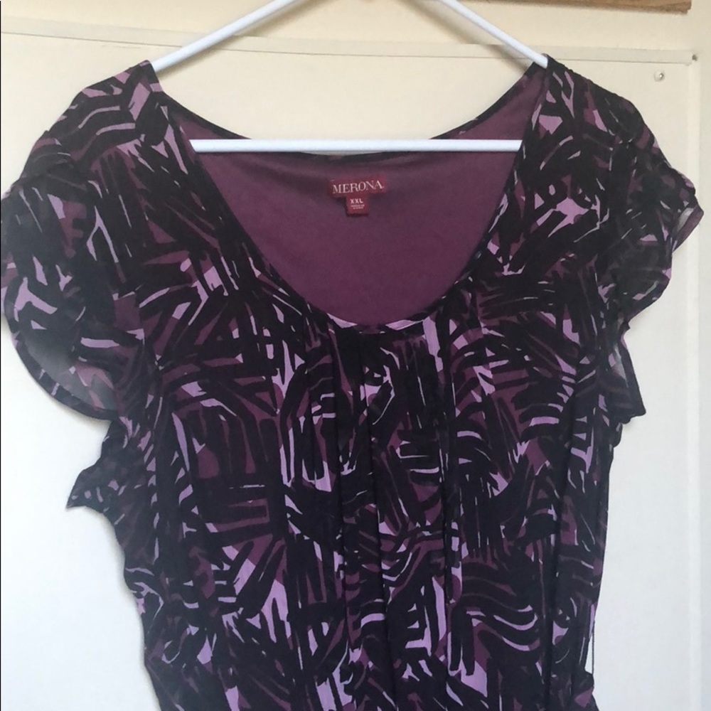 Merona purple dress
